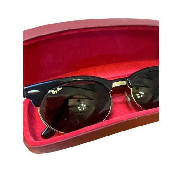 VINTAGE B&L RAY-BAN USA  Black Gold Cat Eye SUNGLASSES WITH Hard CASE - Picture 9 of 12